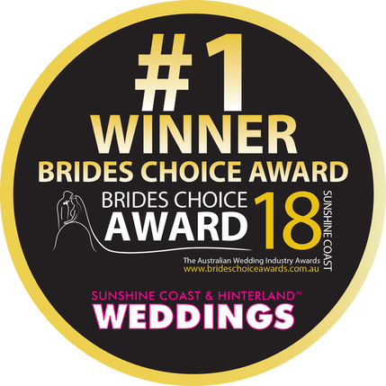 WINNER Brides Choice Award Sunshine Coast Weddings